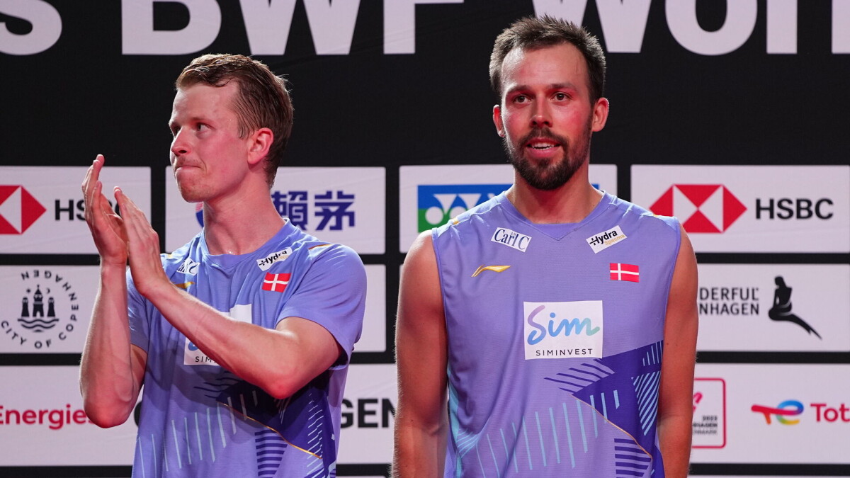Astrup og Rasmussen taber i en intens VM-finale i badminton.