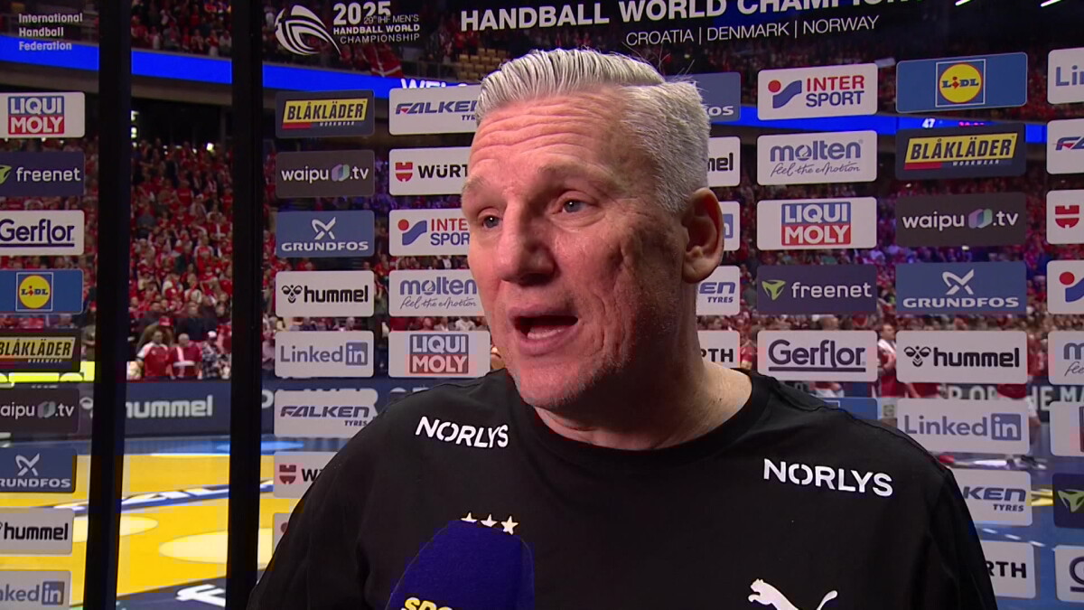 Nikolaj Jacobsen efter storsejr 'Det er lidt synd for Algeriet' VM i håndbold DR