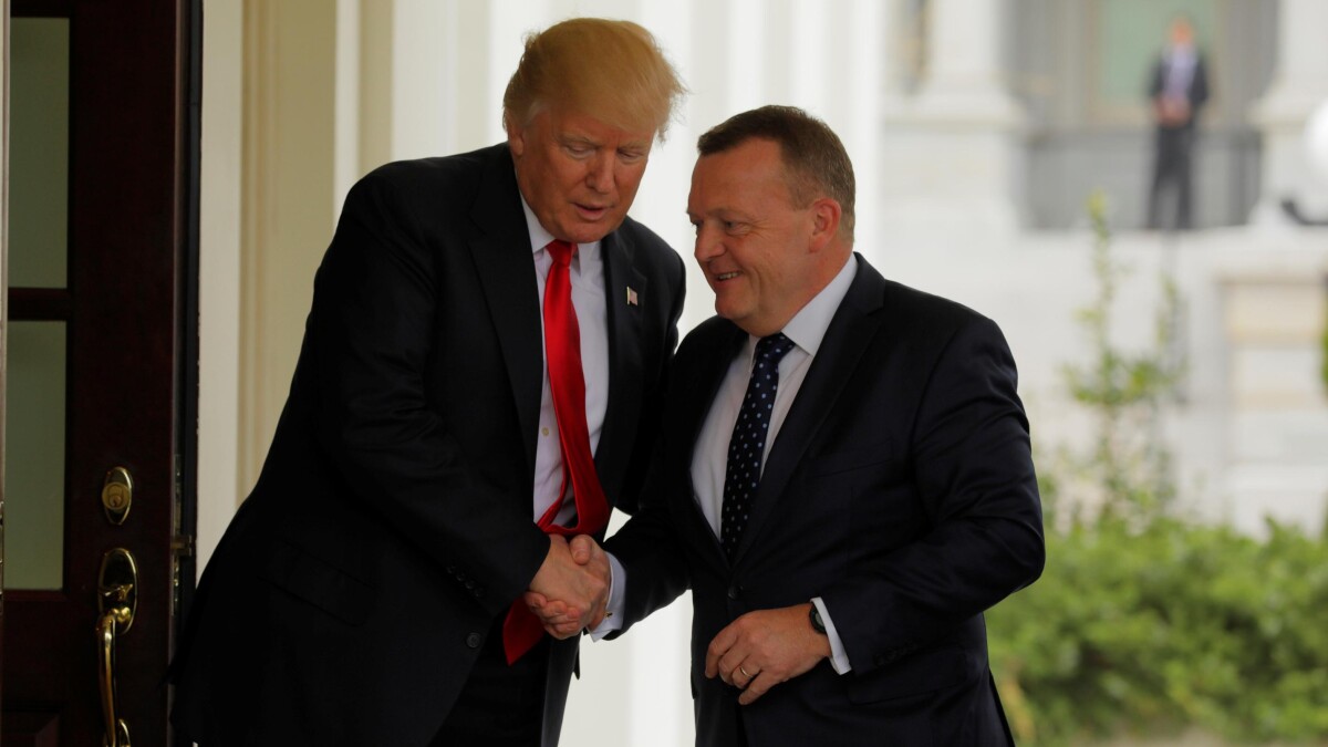 Løkke undgik Trump-fælden og får topkarakter i håndtryk | Udland | DR