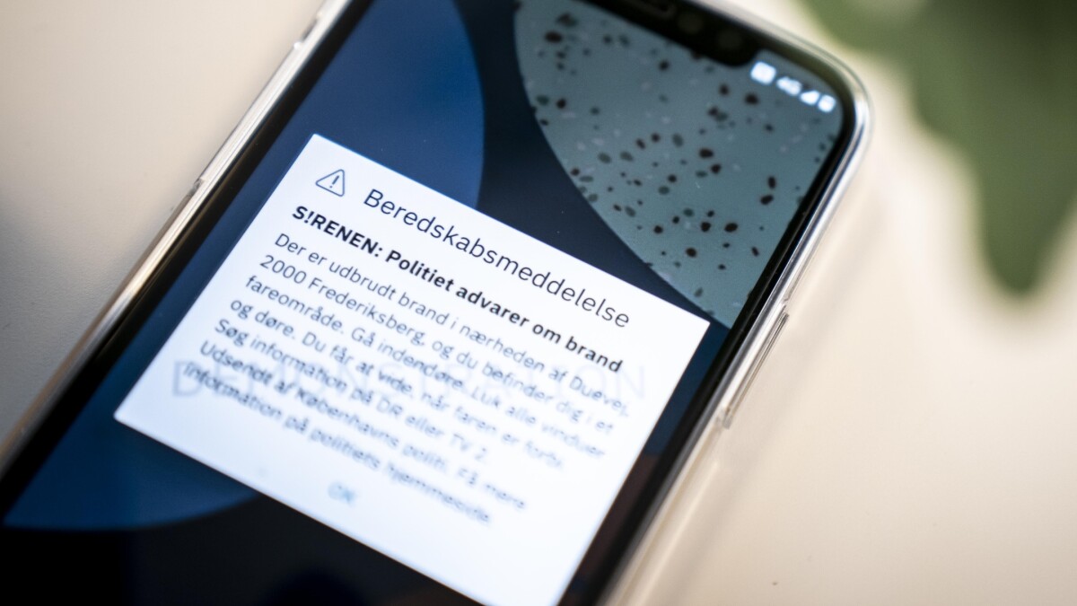 Beredskabsstyrelsen ved ikke, hvor mange der missede testvarsling på