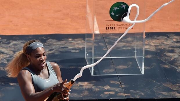 Serena Williams Var Suveræn På Gruset I Rom Tennis Dr 